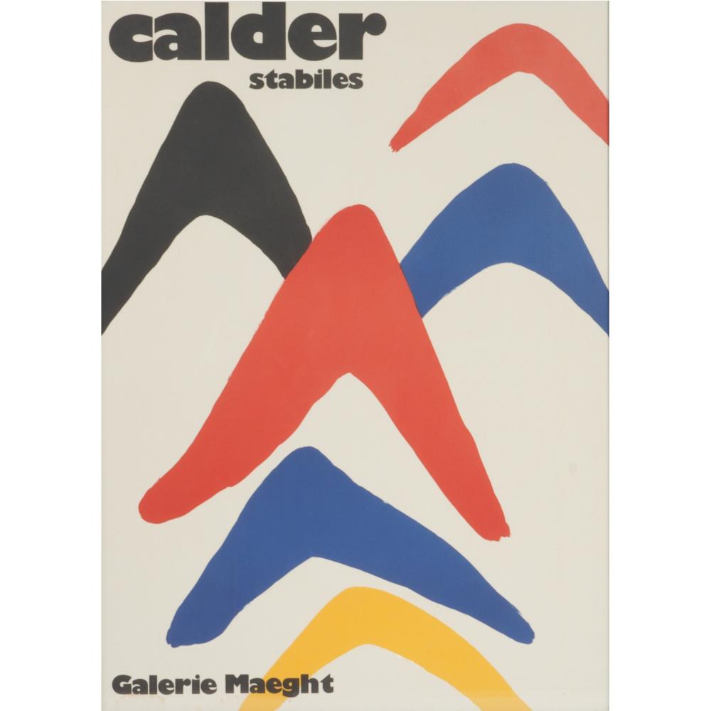 ALEXANDER CALDER COLOR LITHOGRAPH