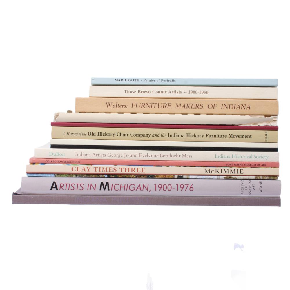 INDIANA AND MICHIGAN ARTISTS 14PC BOOK