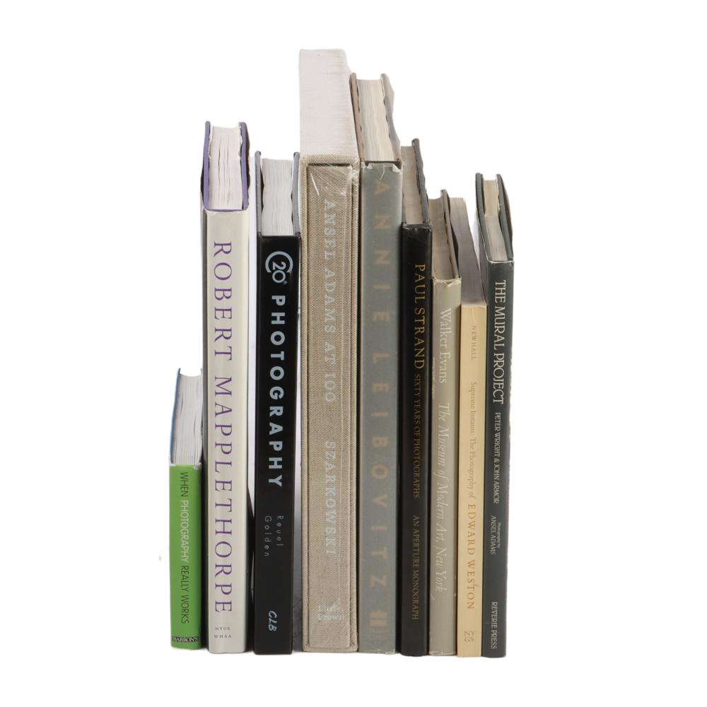 NINE PHOTOGRAPHY REFERENCE BOOKS: