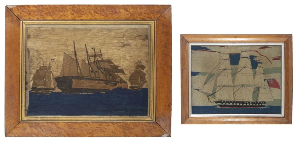 TWO FRAMED BRITISH MARITIME FOLK 345112