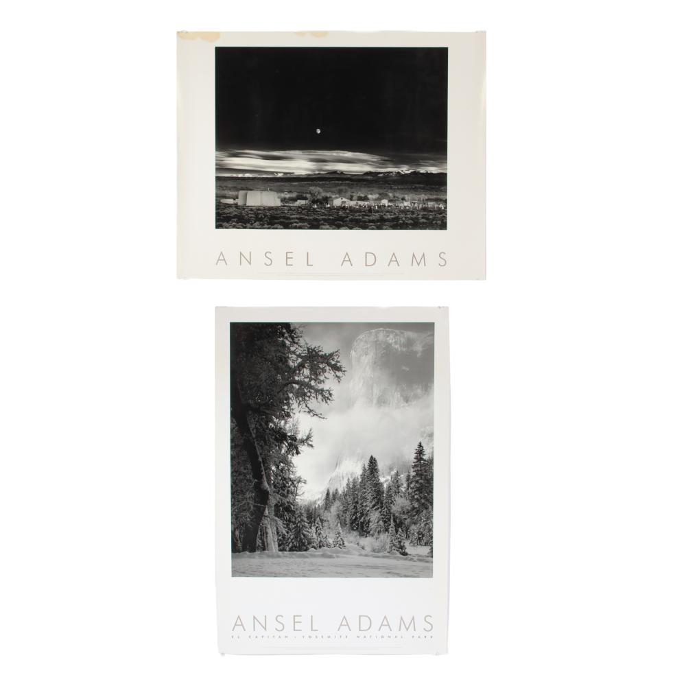 PAIR OF POSTER SIZE ANSEL ADAMS