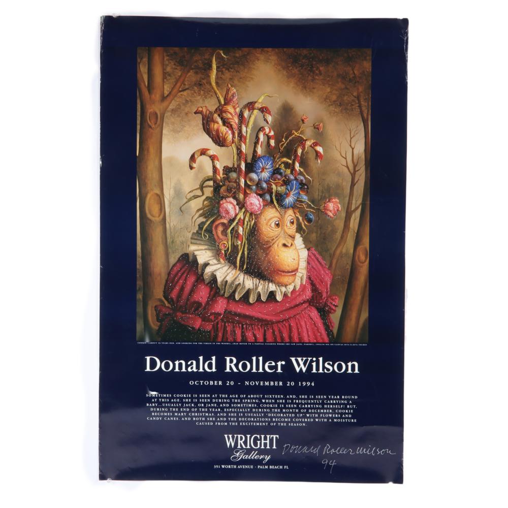 DONALD ROLLER WILSON BORN 1938  34518a