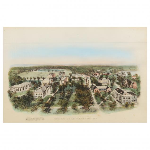 VINTAGE BIRD'S-EYE VIEW OF THE