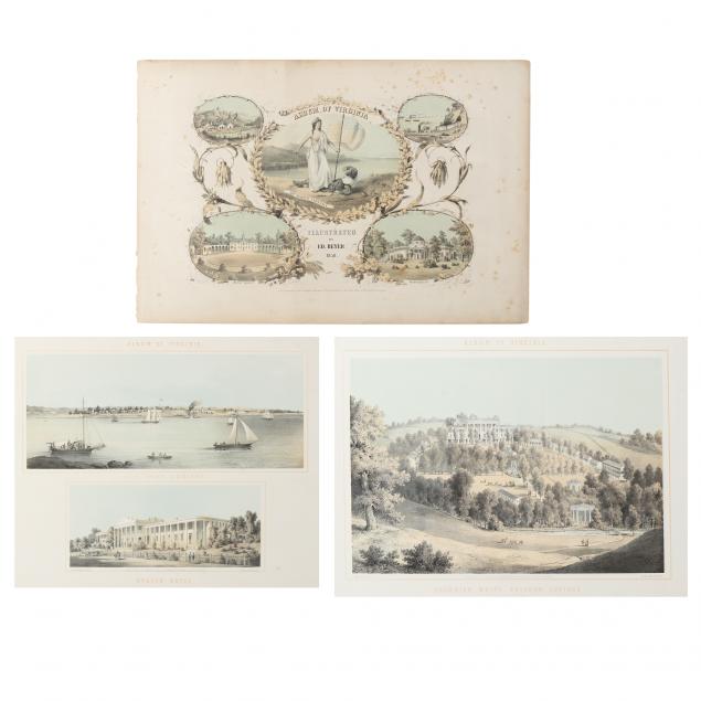 THREE LITHOGRAPHS FROM EDWARD BEYER S 34518c