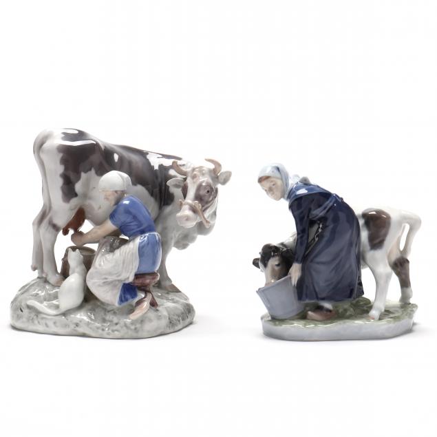 TWO DANISH PORCELAIN FIGURINES 3451b0