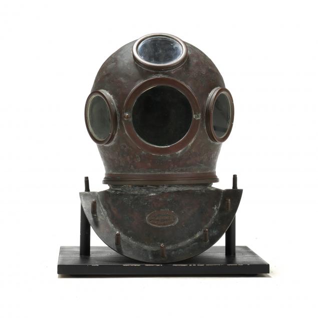 ANTIQUE GREEK DIVING HELMET, CIRCA