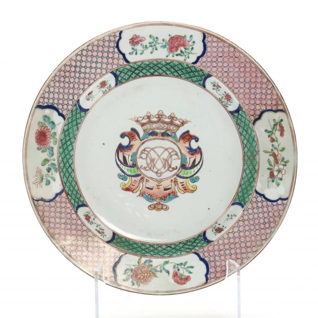 A CHINESE EXPORT PORCELAIN ARMORIAL 345235