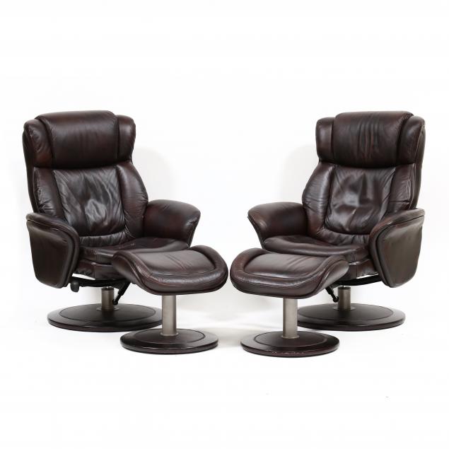 PAIR OF CONTEMPORARY LOUNGE CHAIRS 3452a6