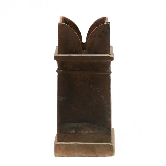 VINTAGE ENGLISH TERRACOTTA CHIMNEY 3452c2