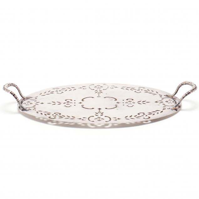 A TIFFANY CO SILVER PLATED OVAL 345363