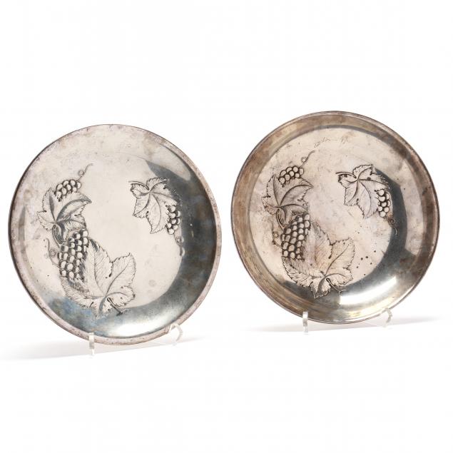 TWO WALLACE STERLING SILVER SERVING