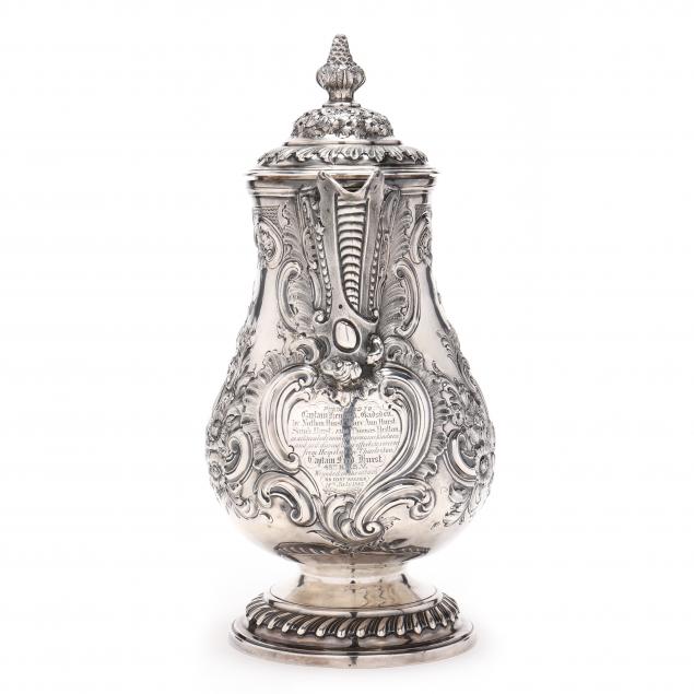 GEORGE III SILVER PRESENTATION PITCHER