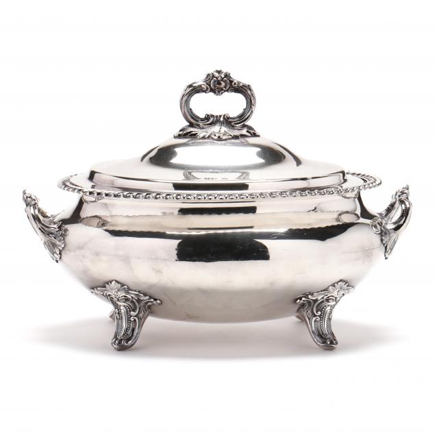 LARGE SHEFFIELD SILVER PLATED OVAL 345414