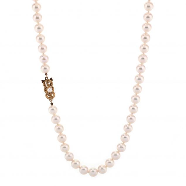 PEARL NECKLACE WITH GOLD AND PEARL 345437