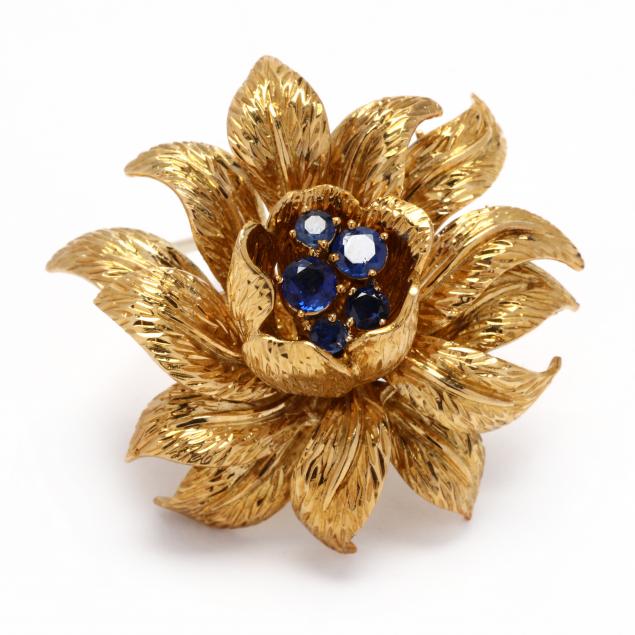 GOLD AND SAPPHIRE BROOCH TIFFANY 345455