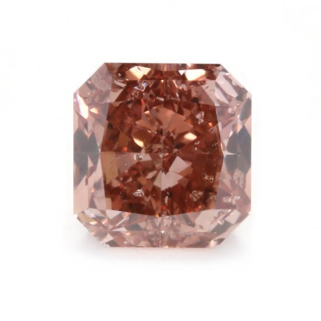 LOOSE FANCY DEEP ORANGY PINK DIAMOND