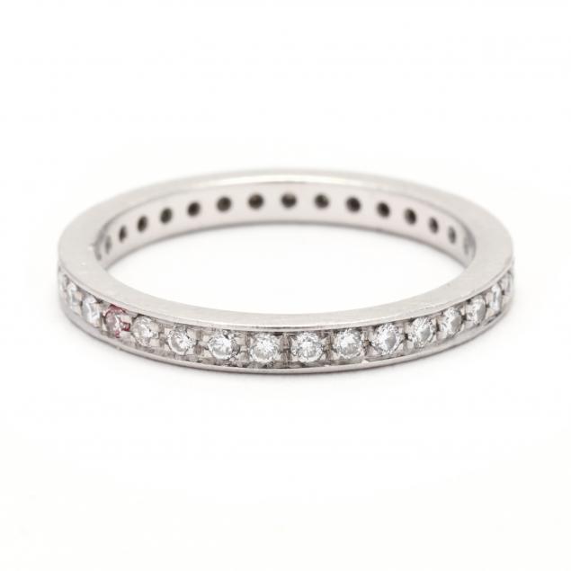 PLATINUM AND DIAMOND ETERNITY BAND  345485