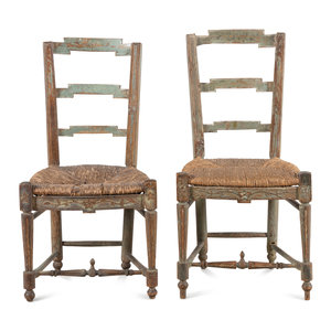 A Pair of French Carved and Painted 34554b