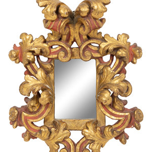 An Italian Rococo Style Red and