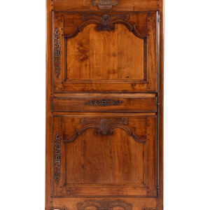 A Louis XV Walnut Two-Part Cabinet
18th/19th