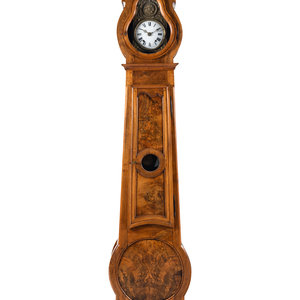 A French Walnut Tall Case Clock 18th 19th 34566a