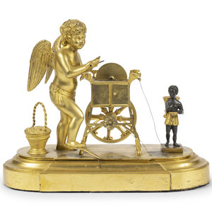 A French Gilt Bronze Articulated
