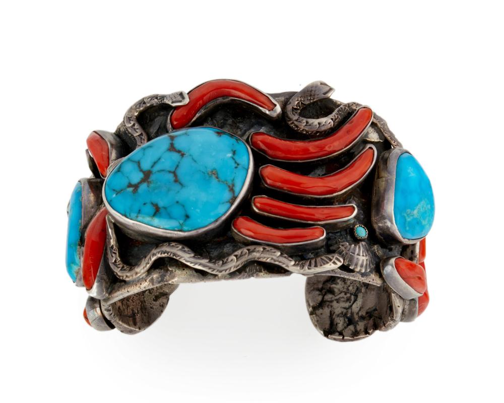 A SOUTHWEST CORAL AND TURQUOISE