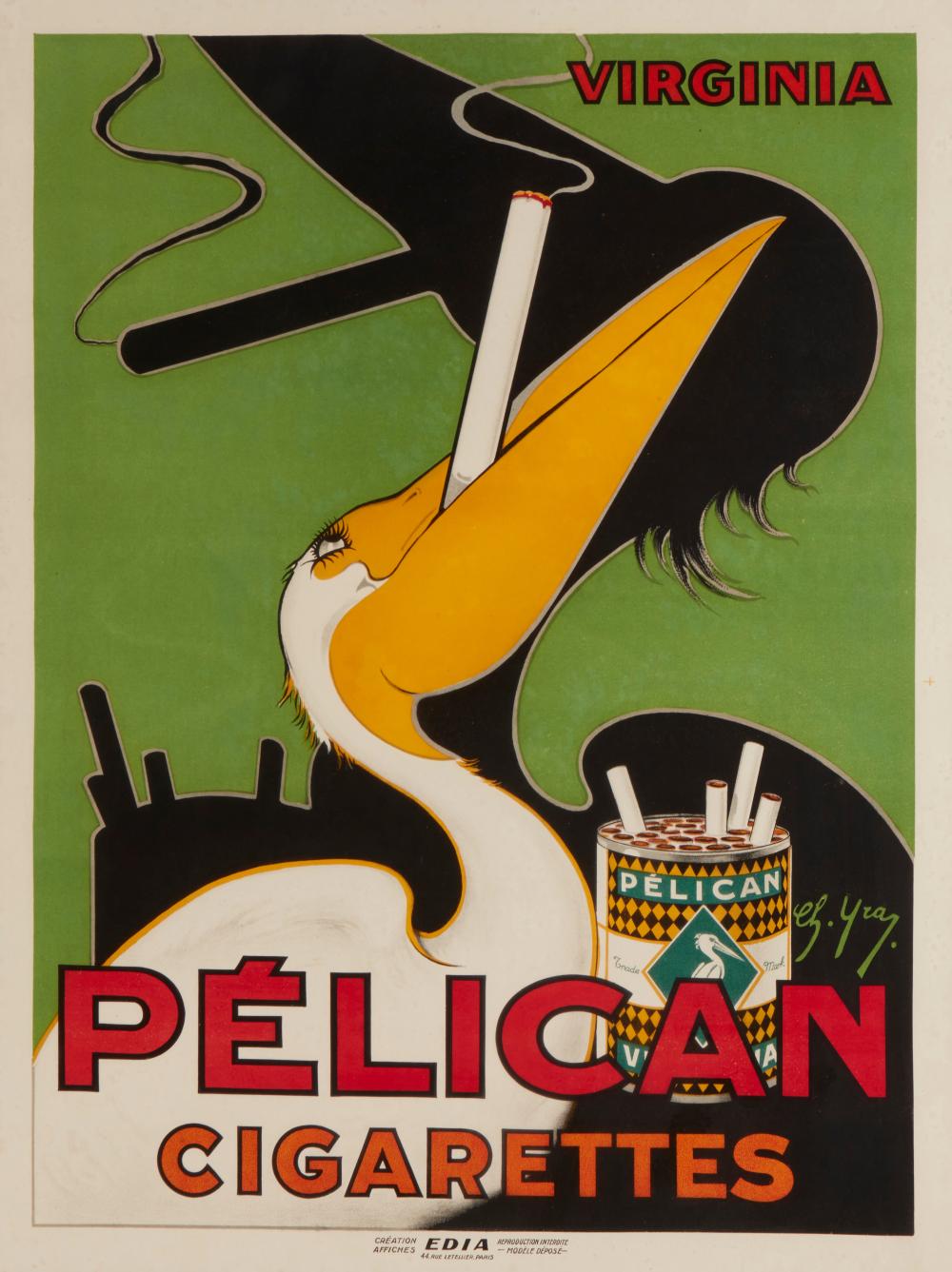 CHARLES YRAY 20TH CENTURY PELICAN 343242