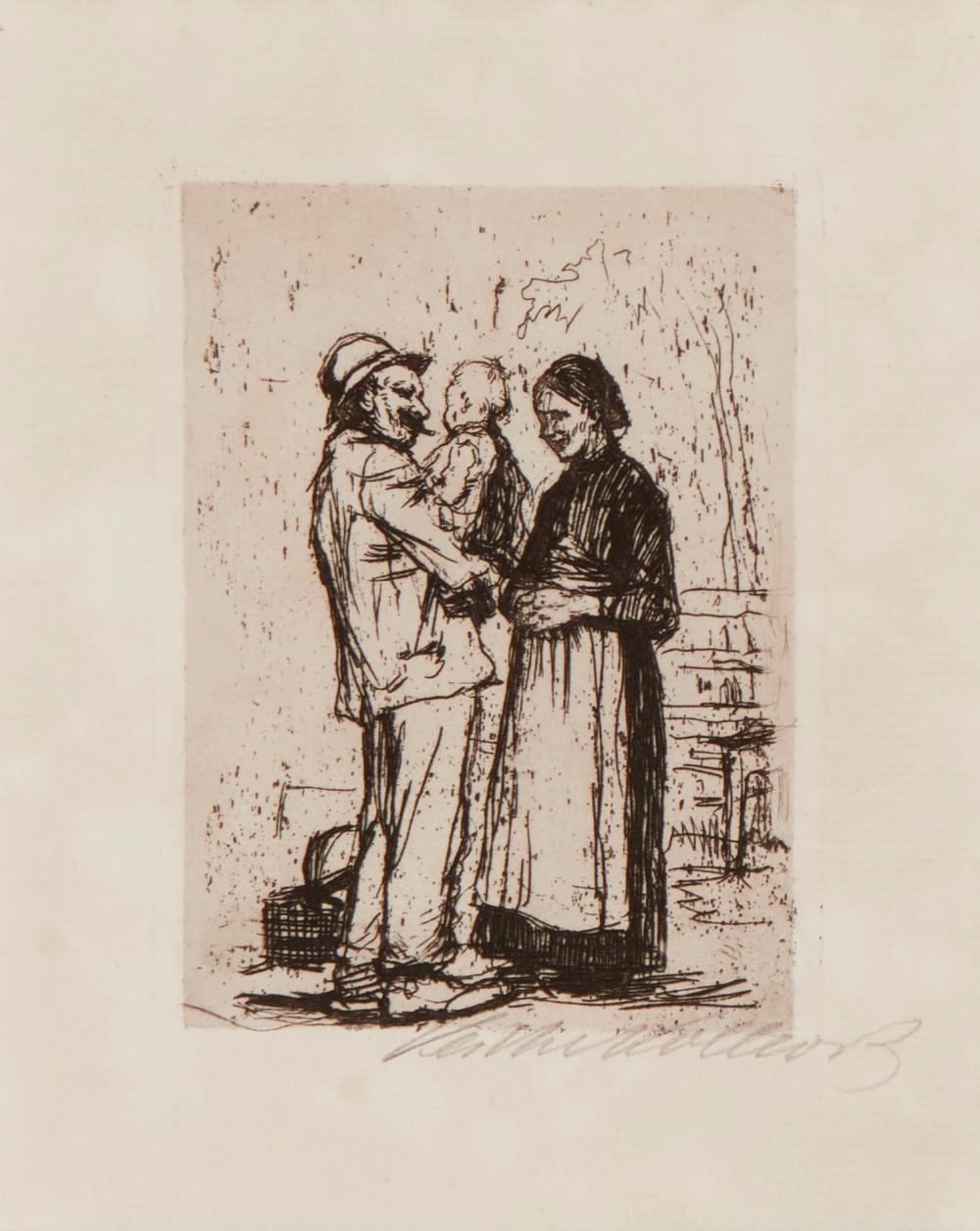 KATHE KOLLWITZ (1867-1945), "BERGRüSSUNG