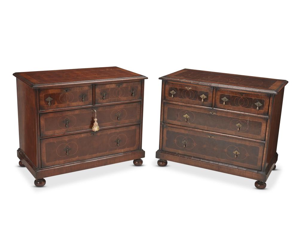 A PAIR OF ENGLISH WILLIAM & MARY-STYLE