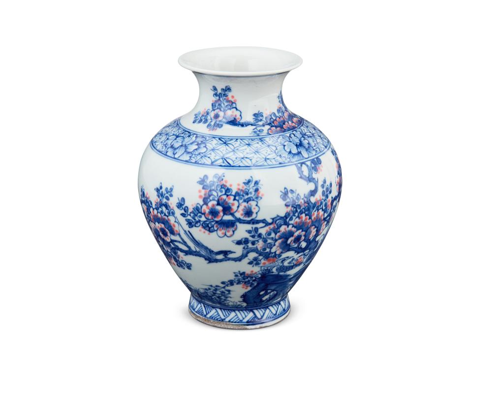TWO CHINESE BLUE AND WHITE PORCELAIN