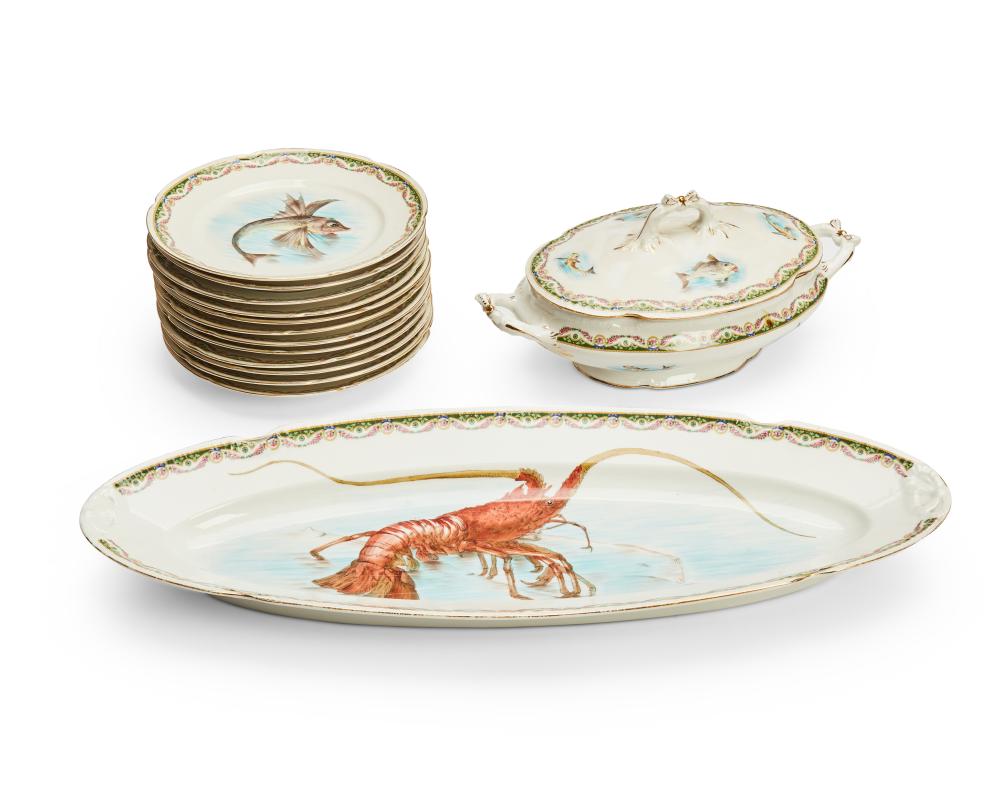 A RICHARD GINORI PORCELAIN SEAFOOD 343384