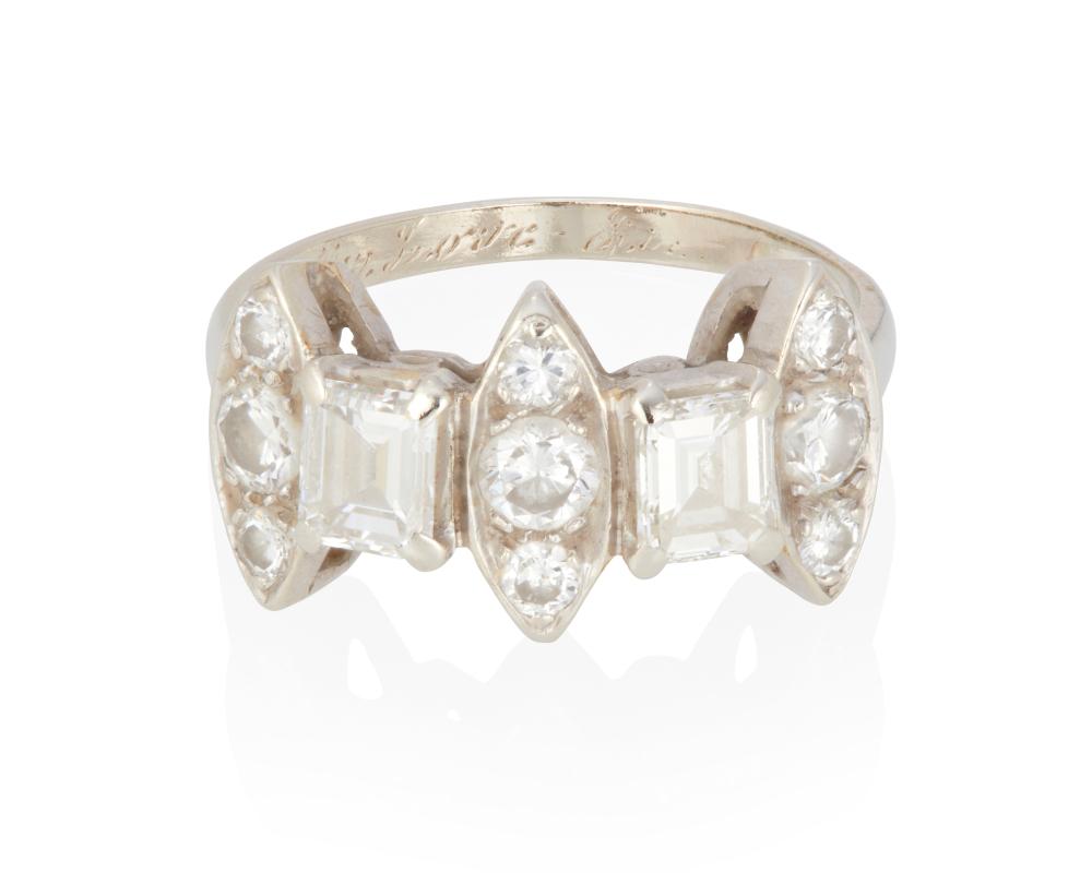 A DIAMOND RINGA diamond ring, 