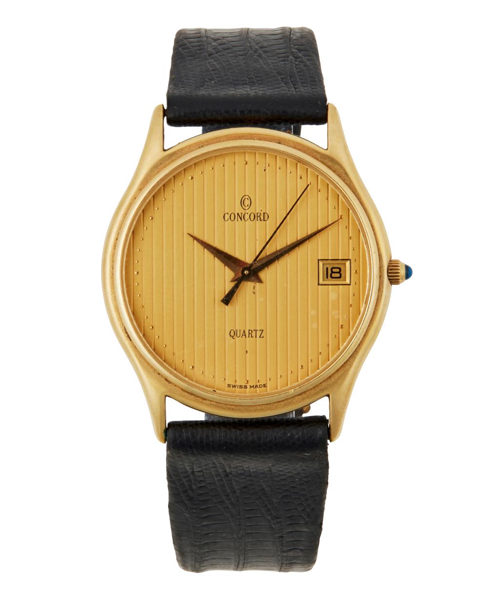 A CONCORD MARINER GOLD WRISTWATCHA 343579