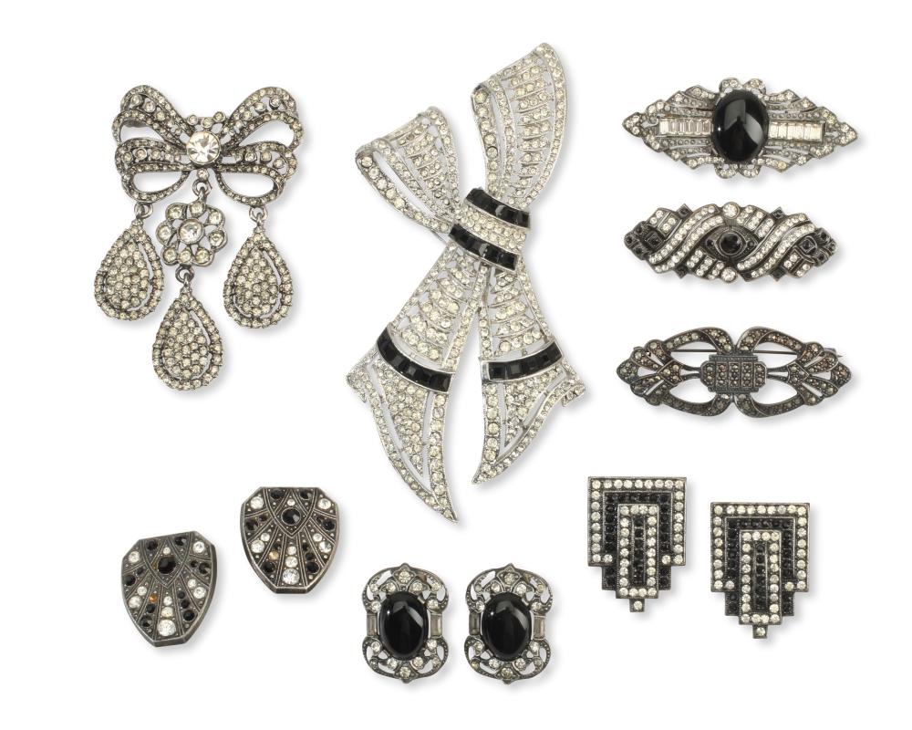 A COLLECTION OF ART DECO-STYLE JEWELRYA