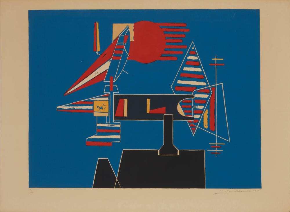 HANS BURKHARDT, (1904-1994), ABSTRACT