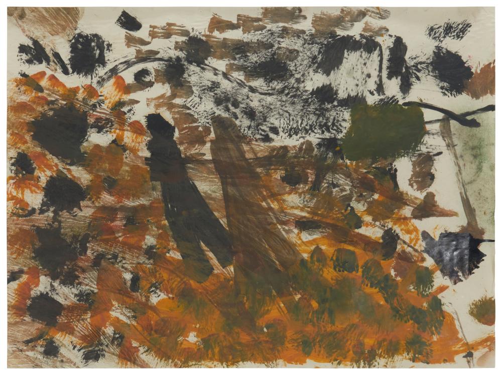 ROY DE FOREST, (1930-2007), "UNTITLED,"