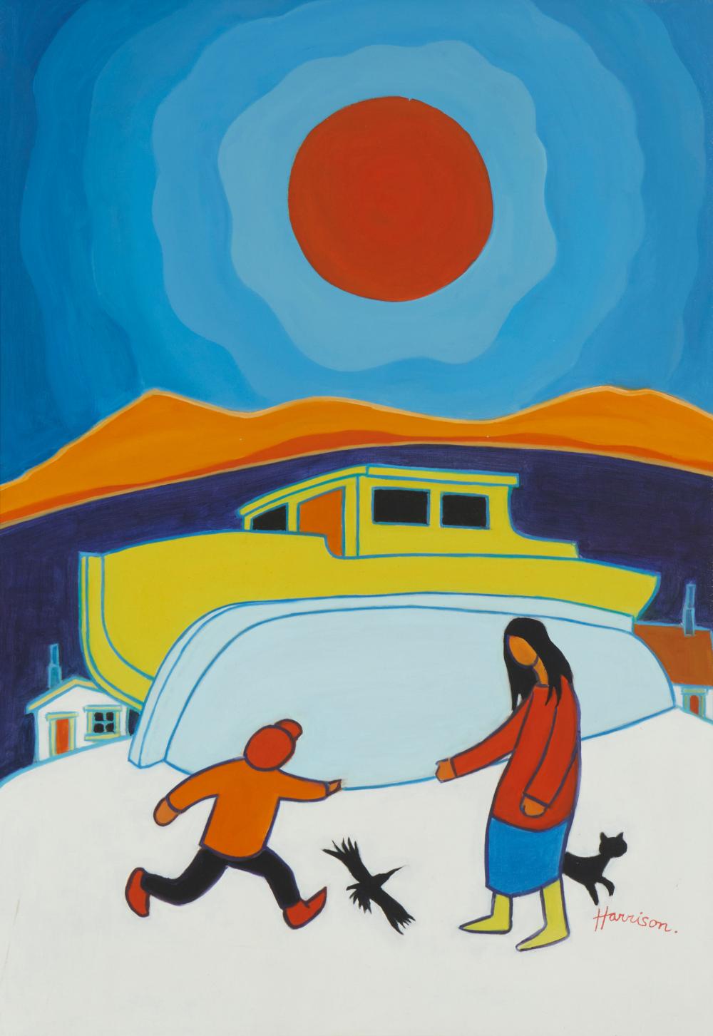 TED HARRISON 1926 2015 RED 3437da