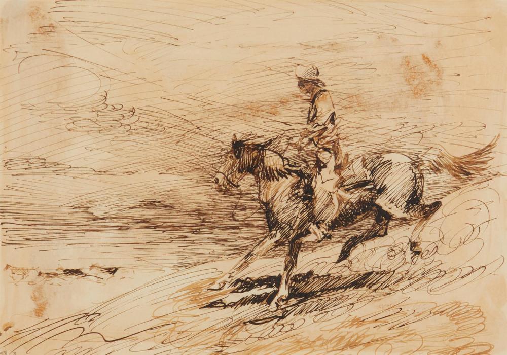 EDWARD BOREIN, (1872-1945), COWBOY