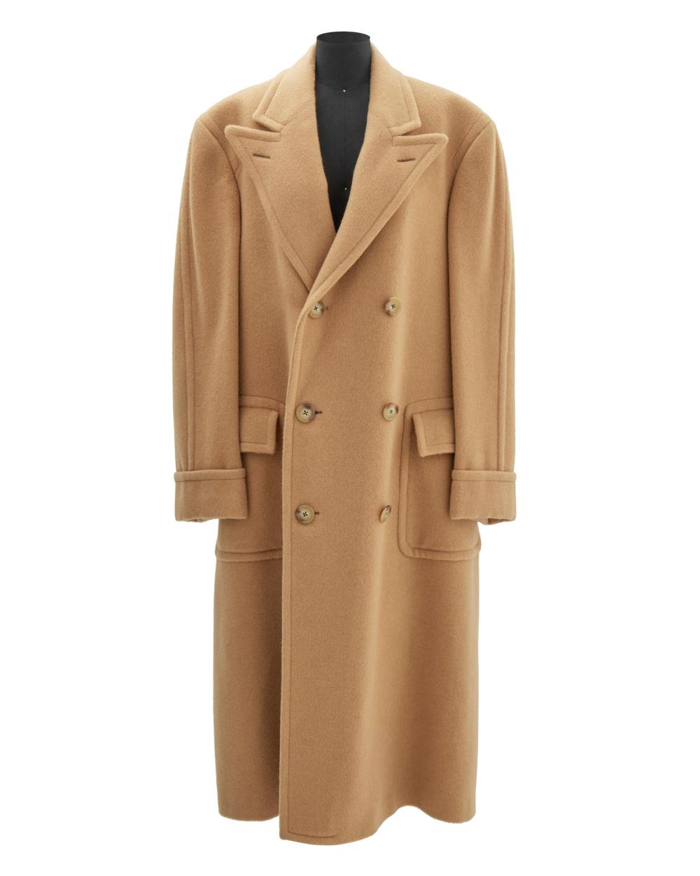 A RALPH LAUREN CAMEL HAIR TRENCH