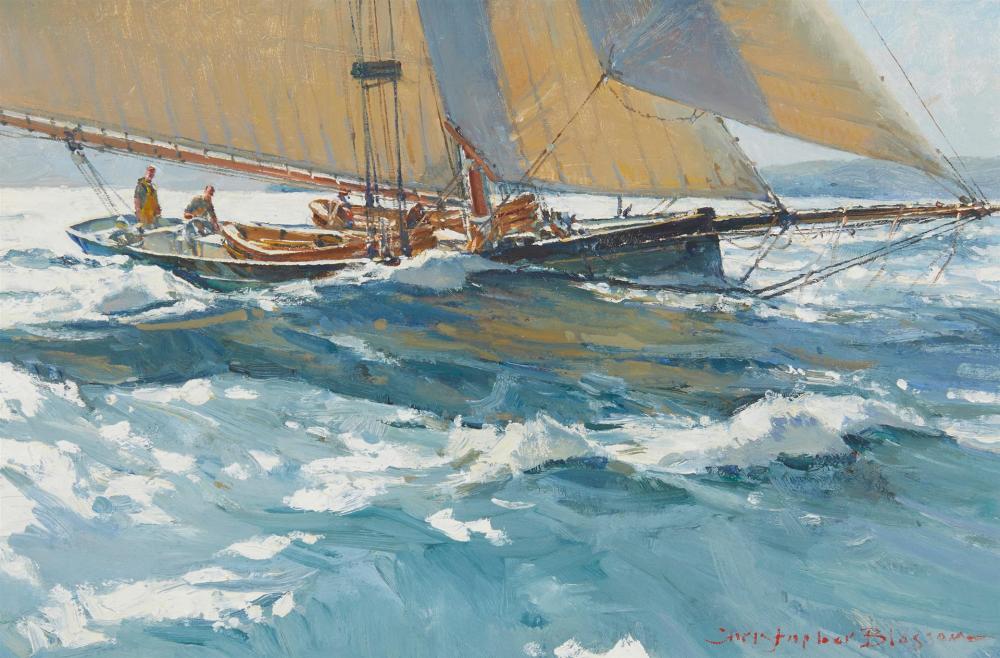 CHRISTOPHER BLOSSOM B 1956  34393c