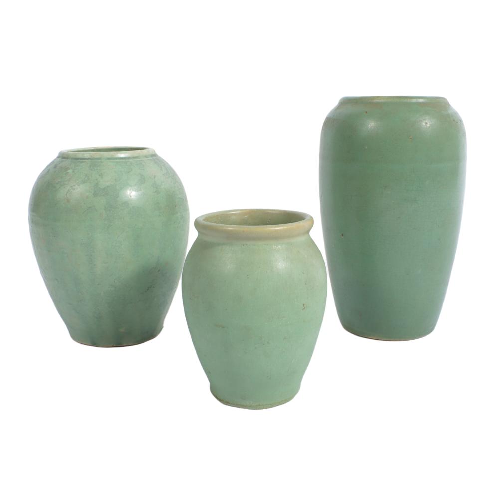 LOT OF 3 ARTS CRAFTS CELADON 343982