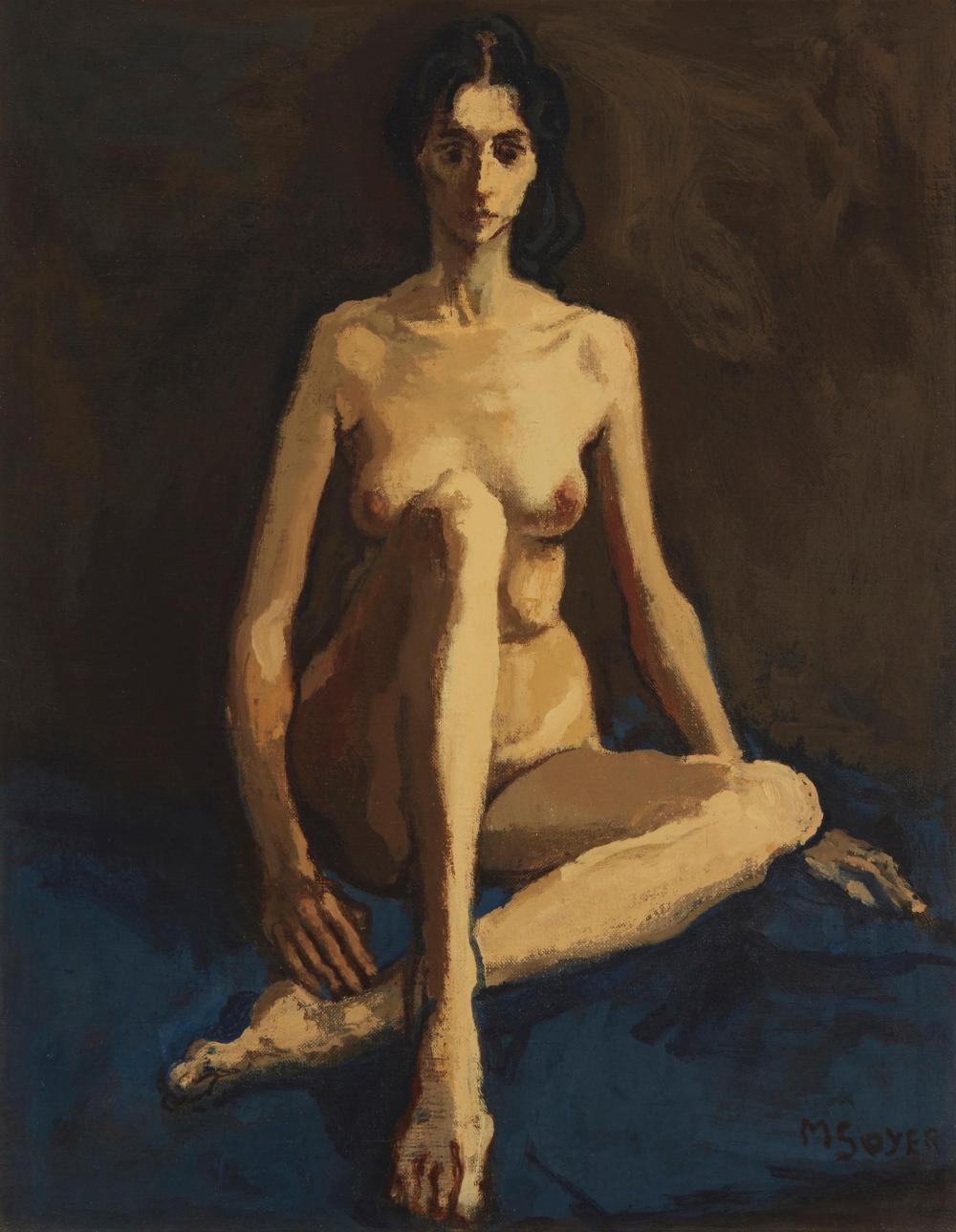 MOSES SOYER, (1899-1974), "SEATED