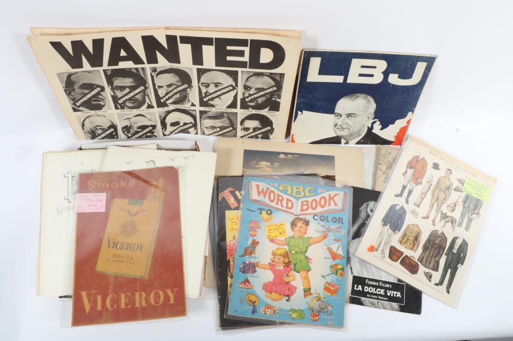 LOT OF EPHEMERA: INCLUDING VICEROY