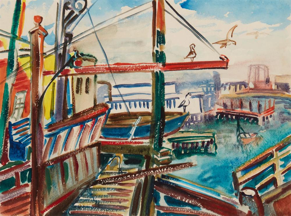 ABRAHAM S. WEINER, (1897-1982), DOCKED