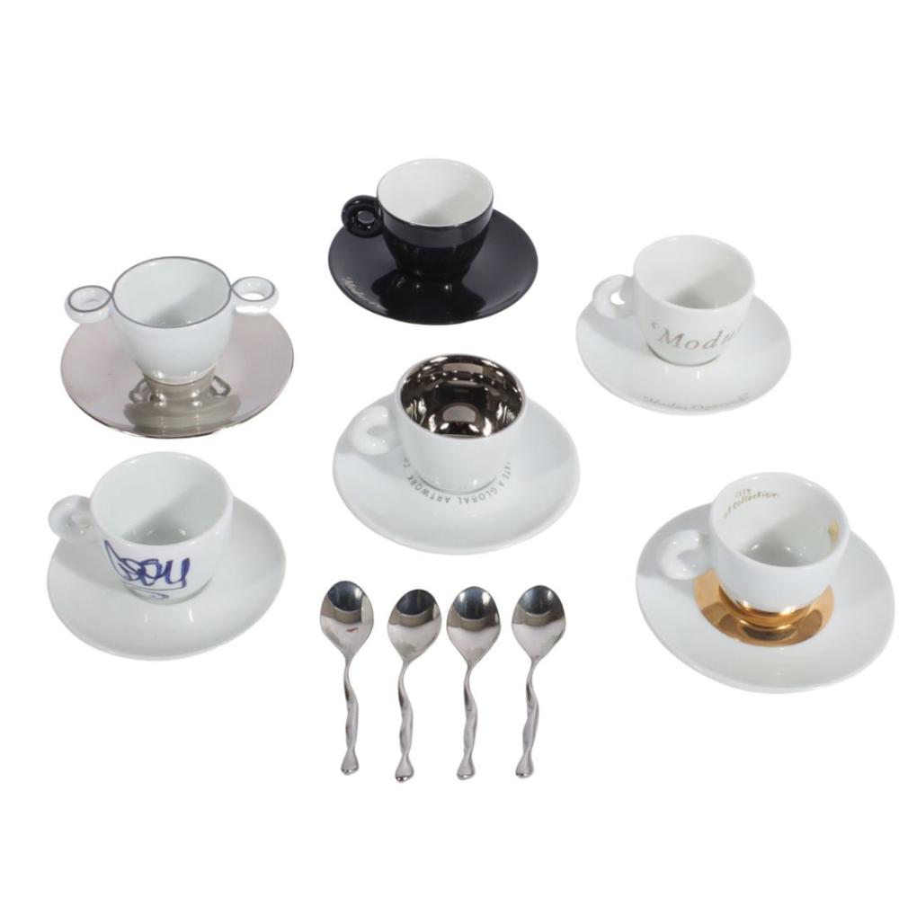 LOT OF 16 ILLY COLLECTION ESPRESSO CUPS