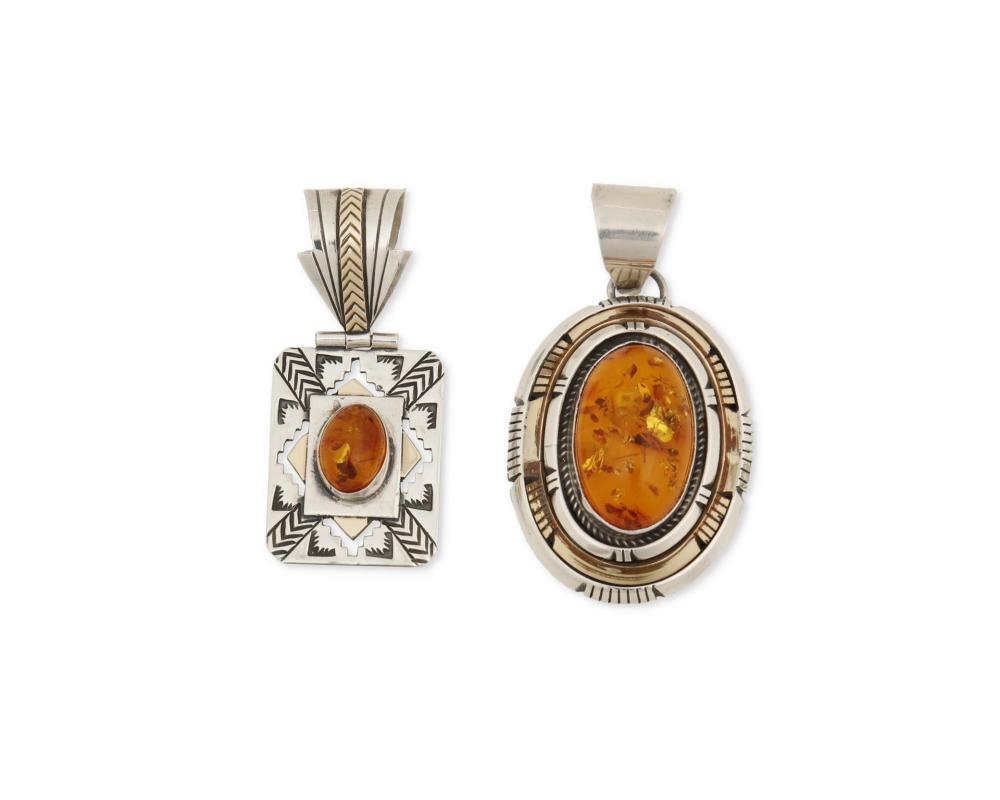 TWO SOUTHWEST SILVER AND AMBER 343e72