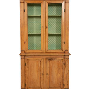 A French Pine Display Cabinet 19th 346618