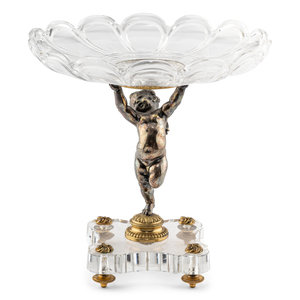 A Baccarat Silvered Bronze and 346648