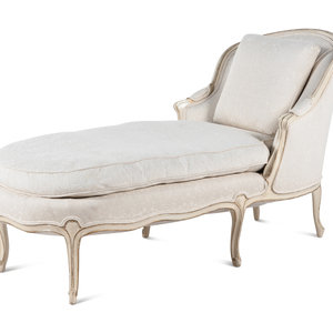 A Louis XV Style Cream-Painted